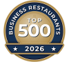 Officieel opgenomen in de Business Restaurants Top 500. Ons restaurant in Zuid-Beijerland is geselecteerd op kwaliteit, service en zakelijke mogelijkheden zoals vergadering, bedrijfsfeest, groepsdiner, groepslunch en zakenborrel. 